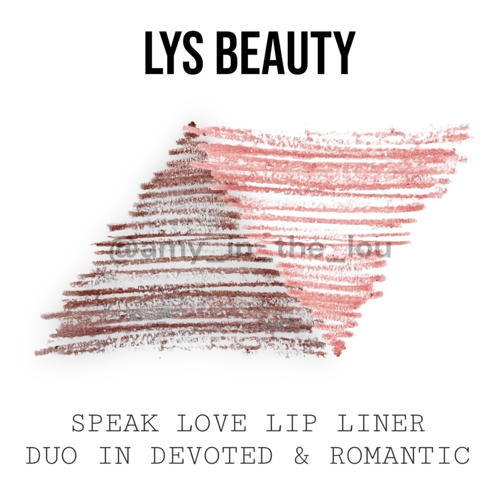 Lip Liner Pencil Duo in Devoted and Romantic by Lys Beauty